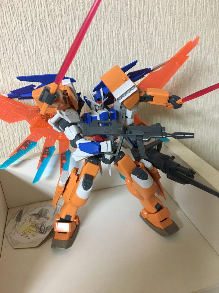 脚をビームマスターのものにした理由は「お父さん脚太いの好きでしょ？」とのこと…
良く見てらっしゃる
脚太いモビルスーツ大好きですf^_^;