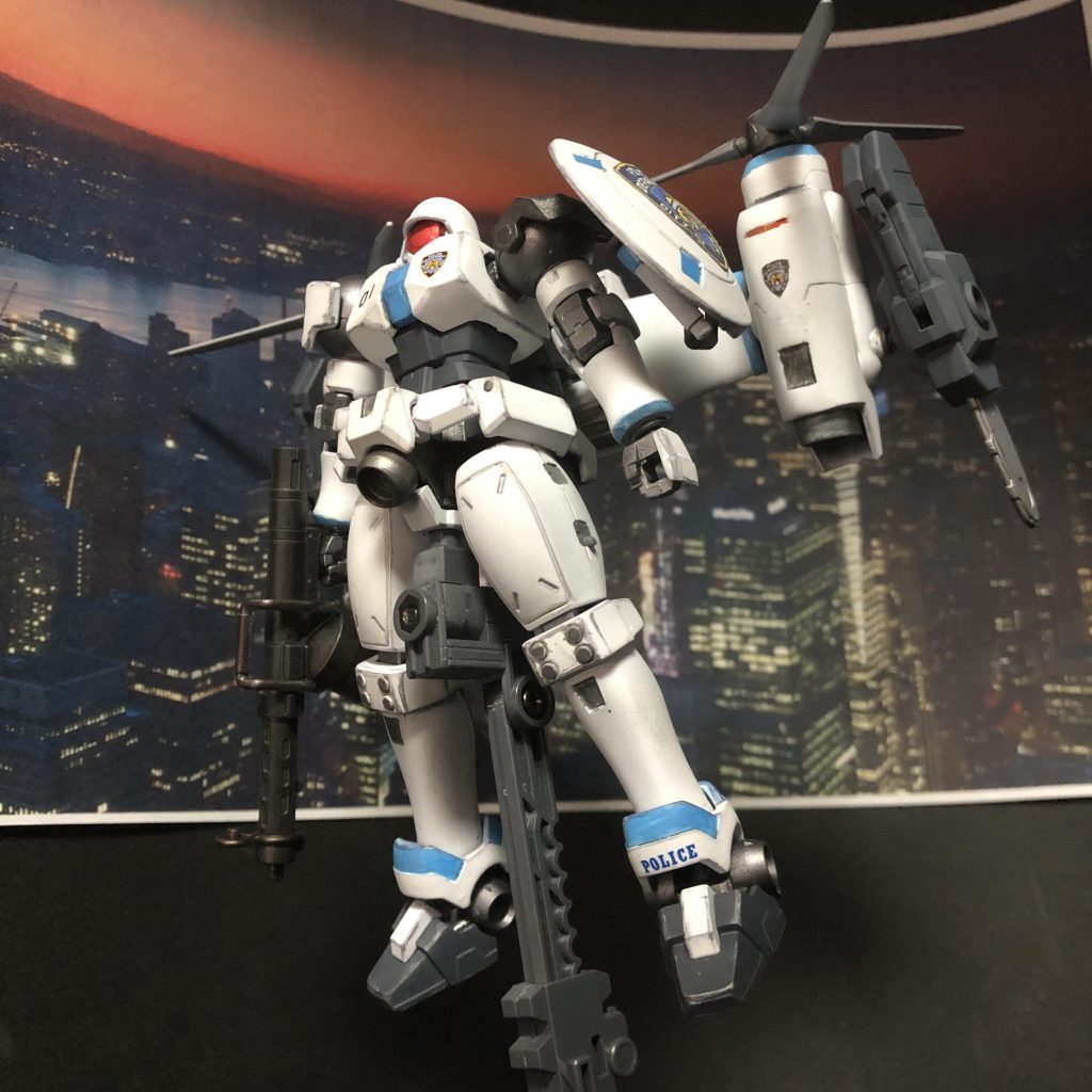 リーオーNYPD、摩天楼の空を翔ける！–3枚目/制作者：生ける屍