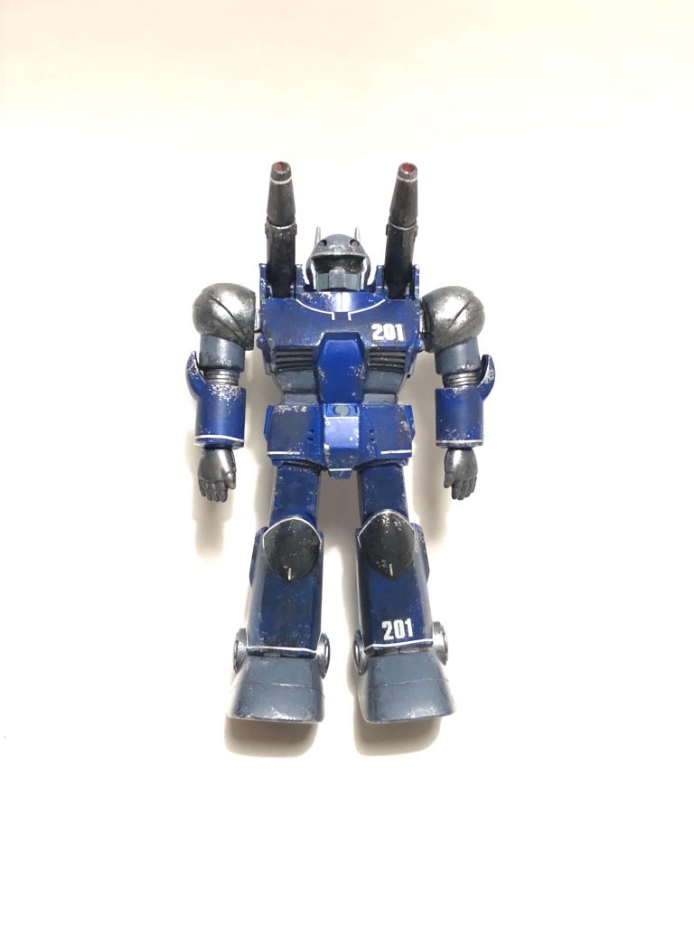 まえ
 
なんでかインディーブルーにしてみた。
 
クビ詰めて、肩の位置ちょっと上げてます。
 
グーパンチがほんとは欲しかった。