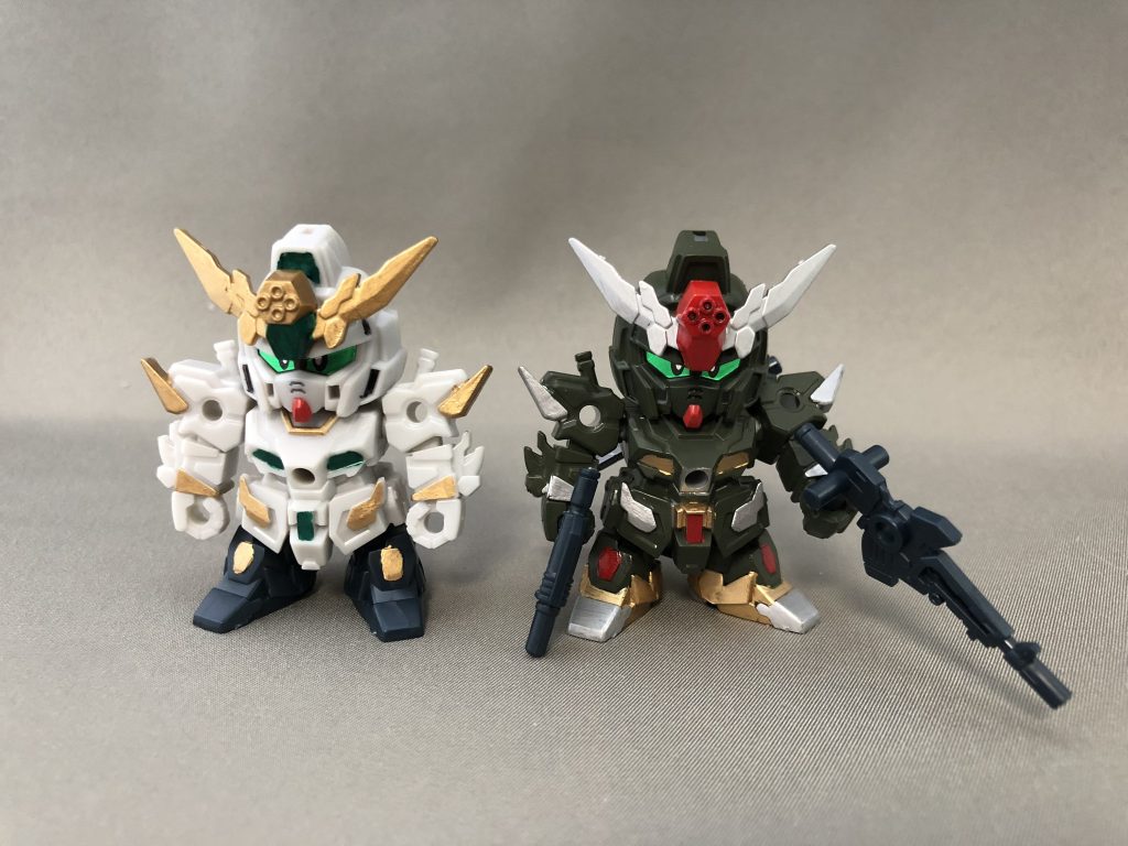 コマンド、通常カラーとの比較