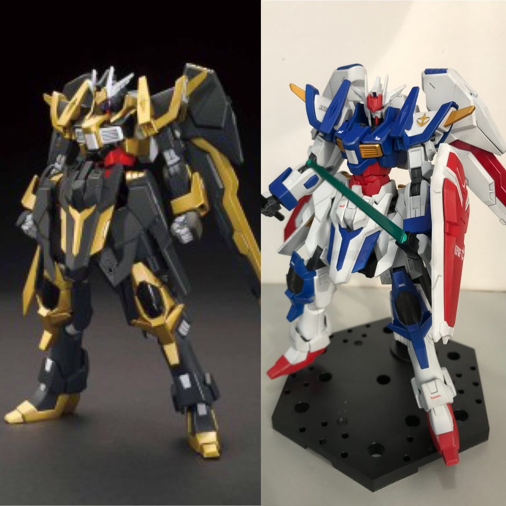 今回は大きくカラーリングをいじってみました。ガンダムカラーにするとガラッとイメージが変わりますね。