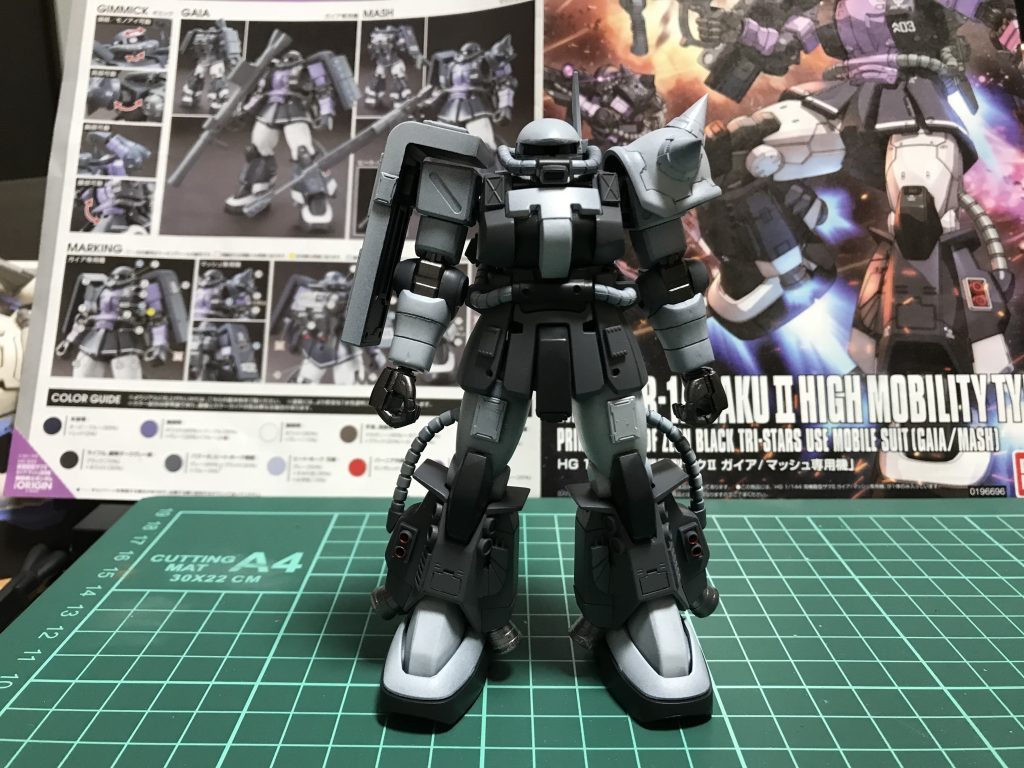 基本塗装完了後。