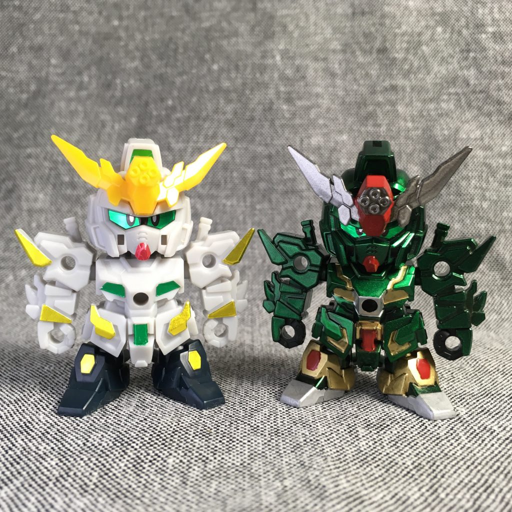 素組みとの比較です。