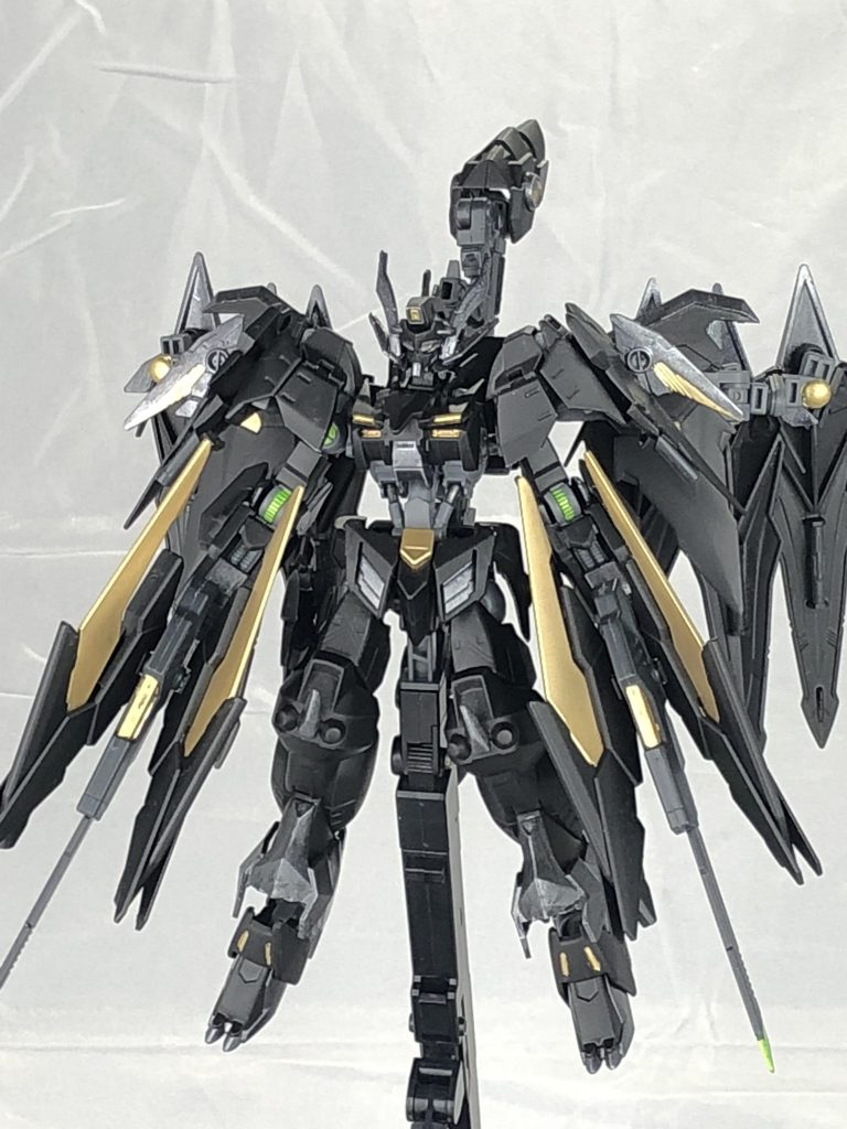 正面。使用したガンダムフレームはウヴァルです。