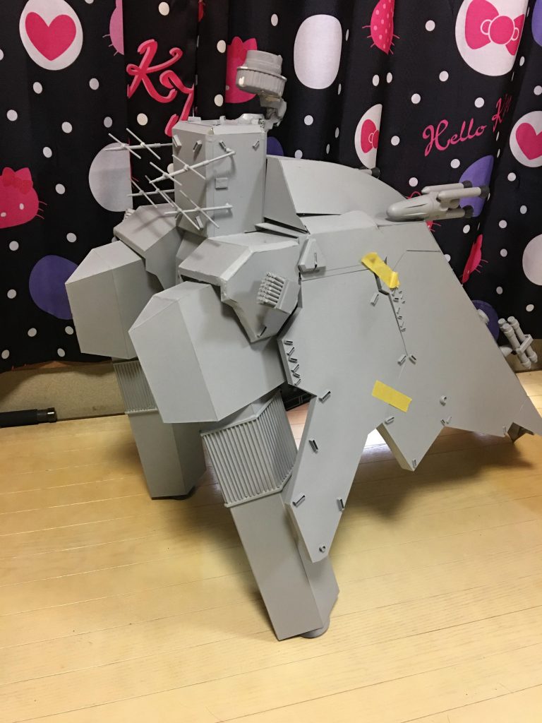 ラング部分がほぼ完成。