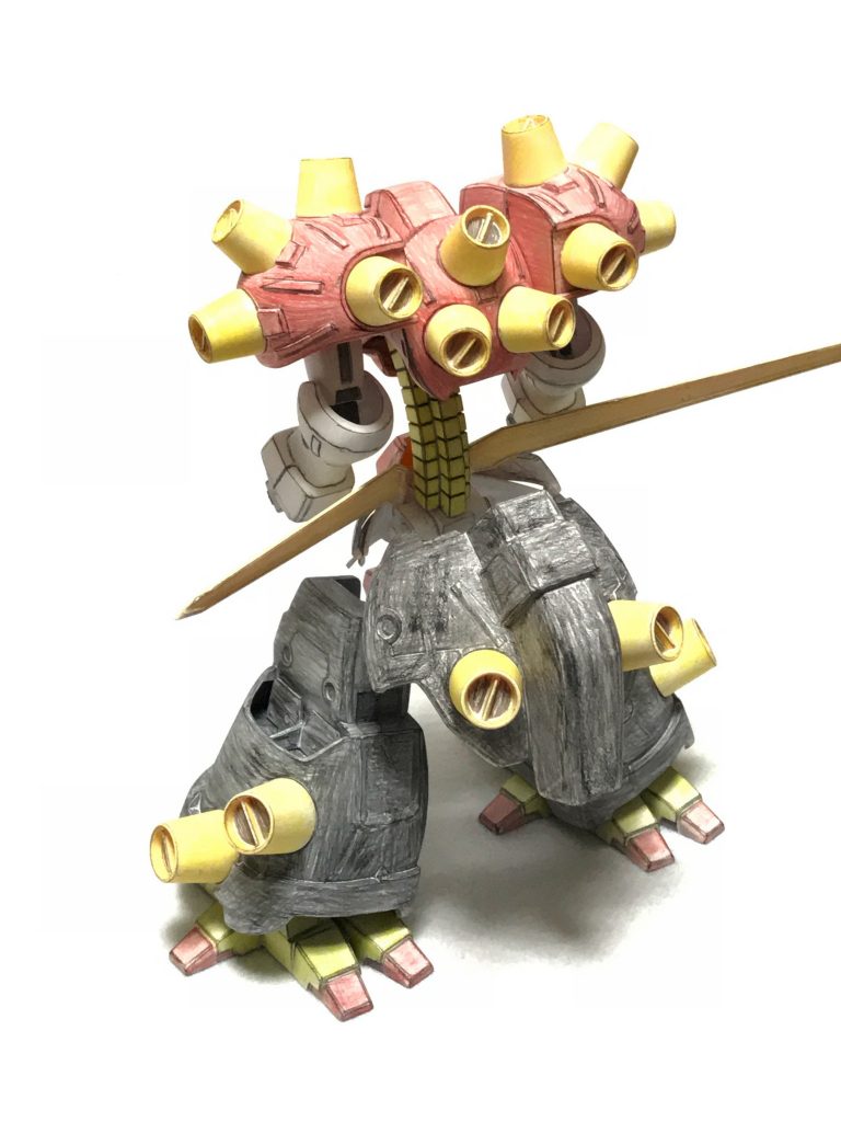 HG 1/144 デビルガンダム色鉛筆塗装–5枚目/制作者：@gyuuuutora