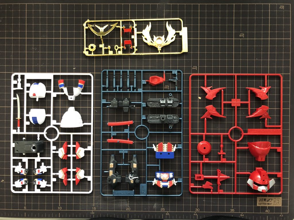 塗装完了後のランナー