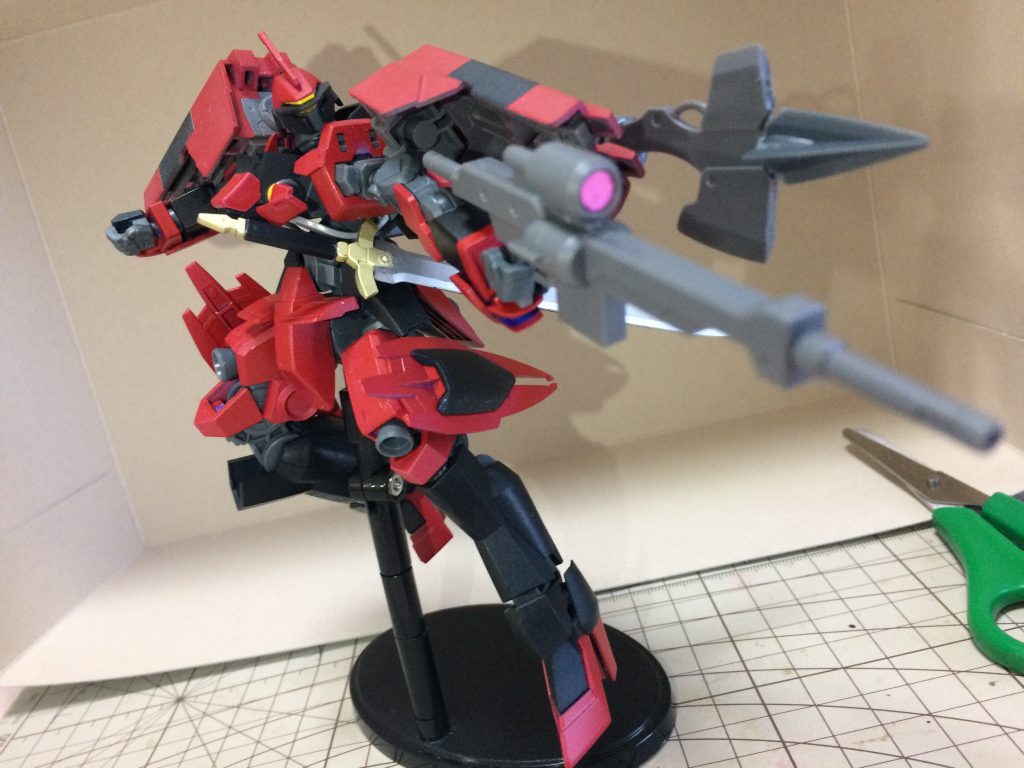 アリアンロッドの整備長とは旧知の仲で、そのコネで入手した新型ライフル