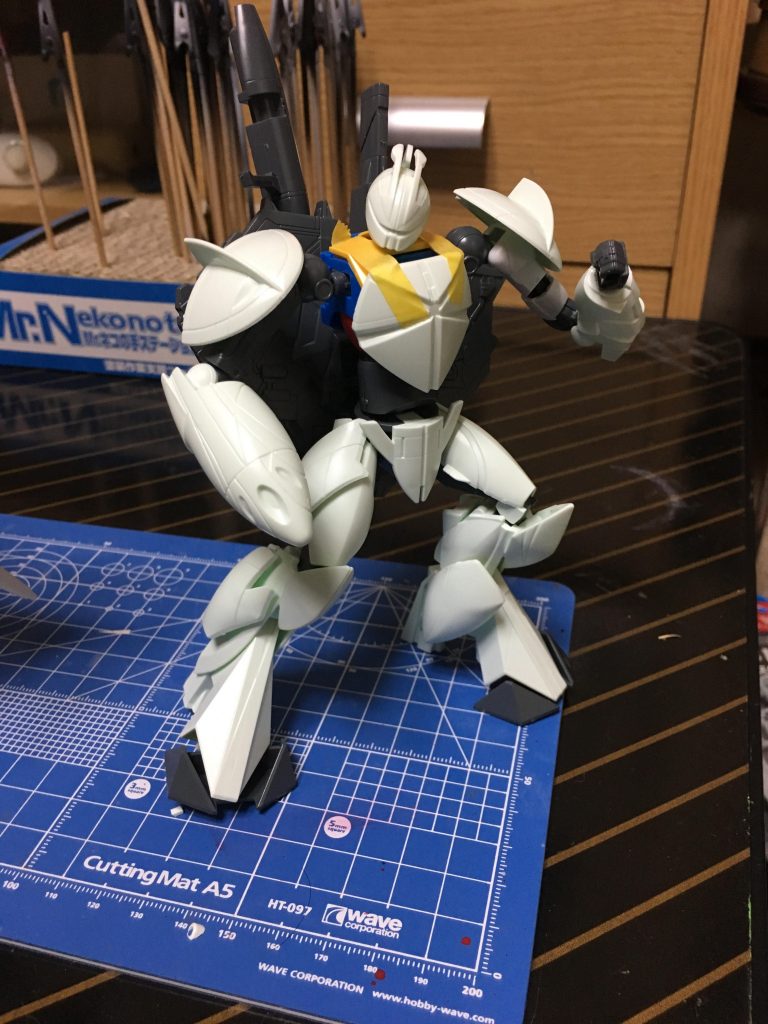 ベース確定の瞬間です
肩関節はターンエーの股関節