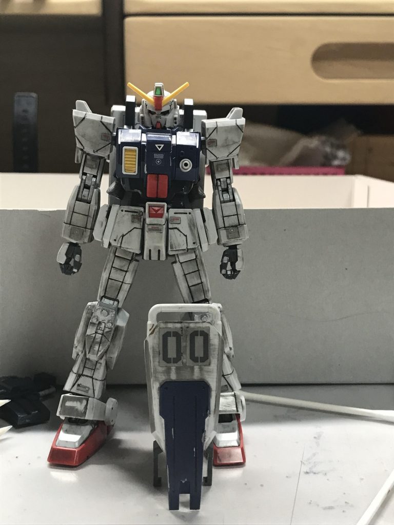 本体、武器、装備のウェザリングが終わりました!これにて完成です!!やはり完成した時の達成感は凄まじいものでした。