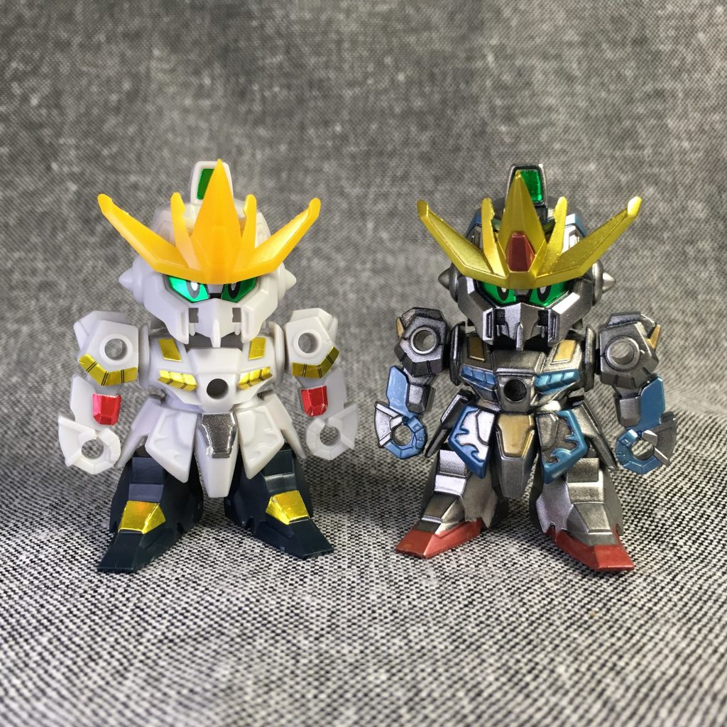 素組みとの比較です。