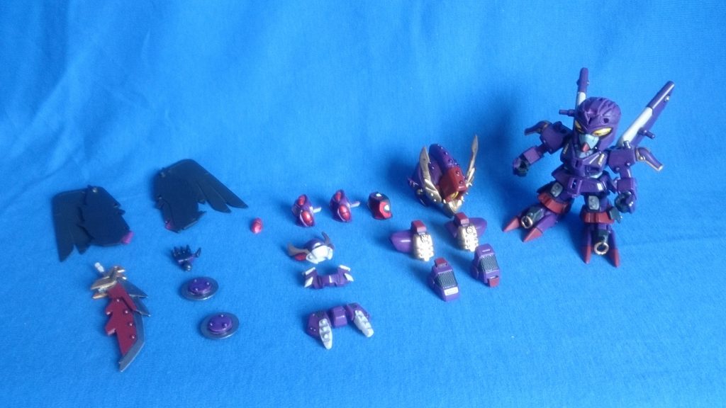 最後に。
軽装形態と、装備品・パーツ展開図の巻き