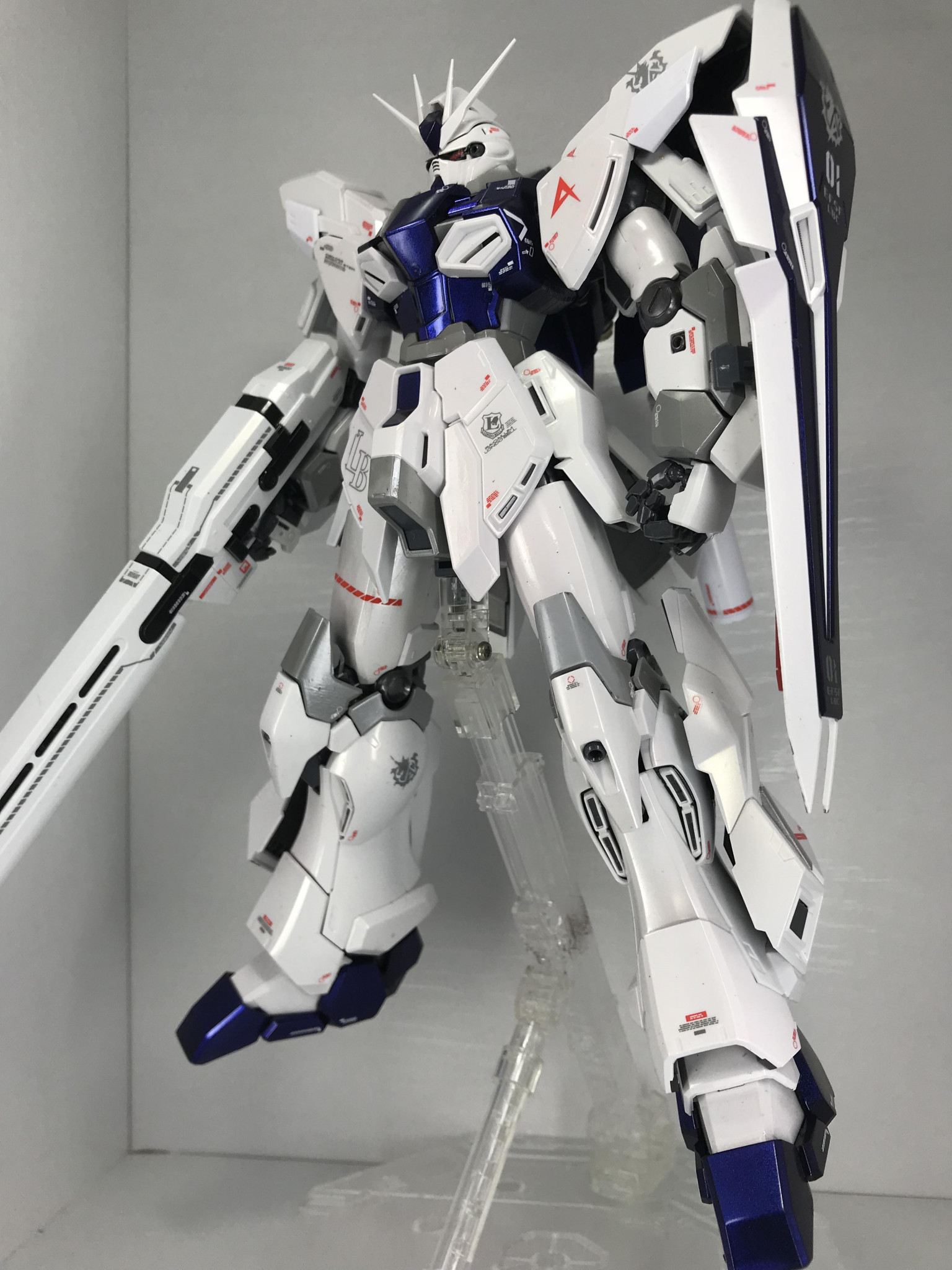 値下げ】HGUC シナンジュ・シュタイン(NTver) 改修・塗装済完成品 ...失敗