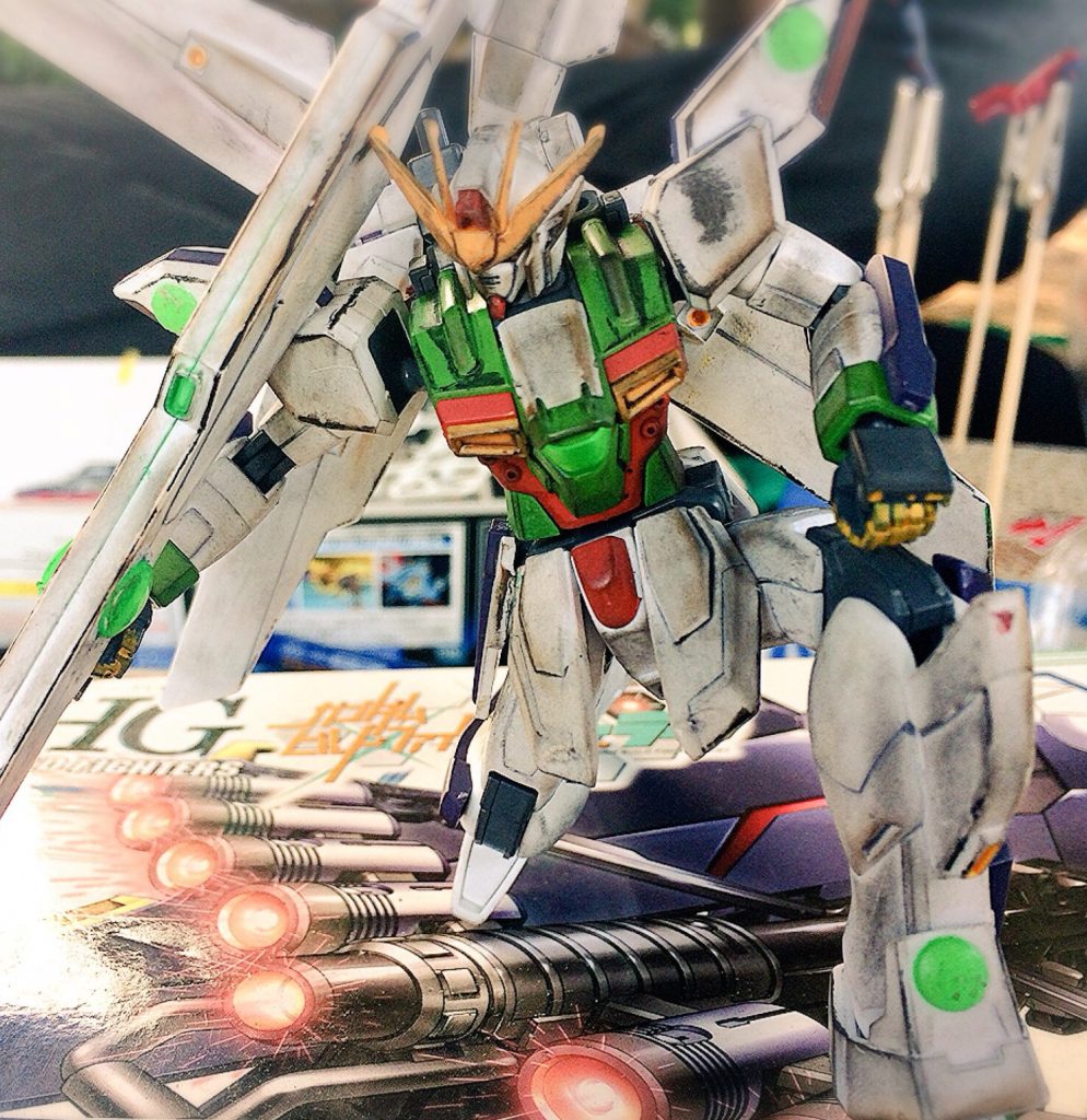 友達が初めてウェザリングマスターを買ってきてこれ試しにやってみる！で歴戦の強者のように！