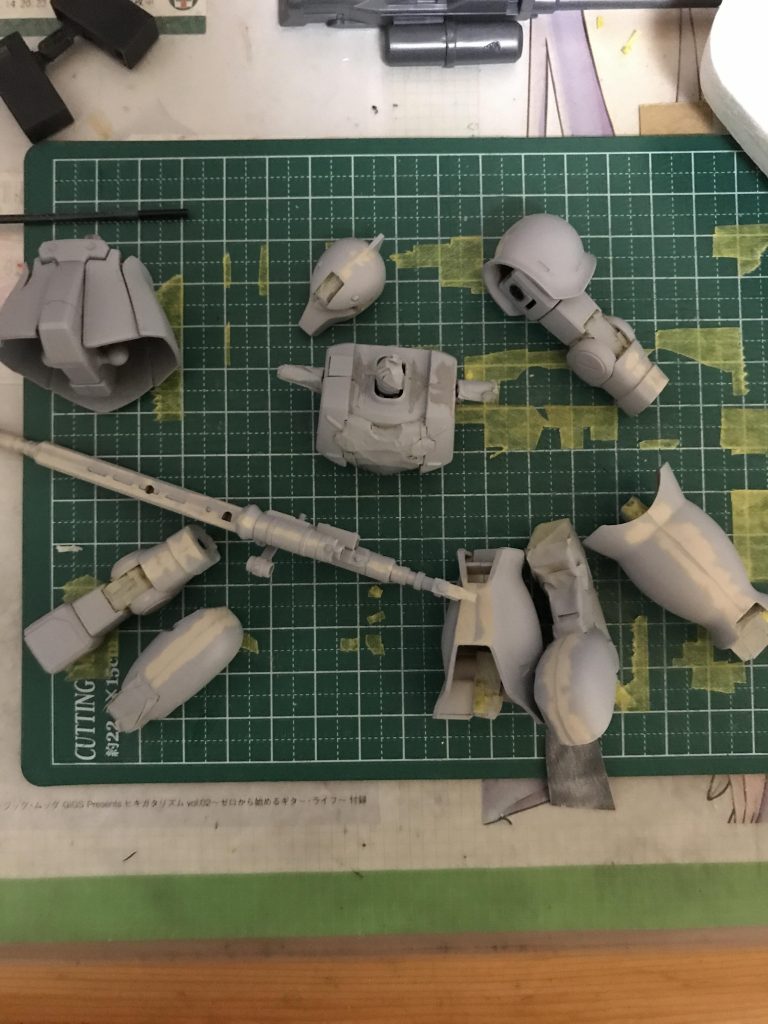 サフ吹いて修正