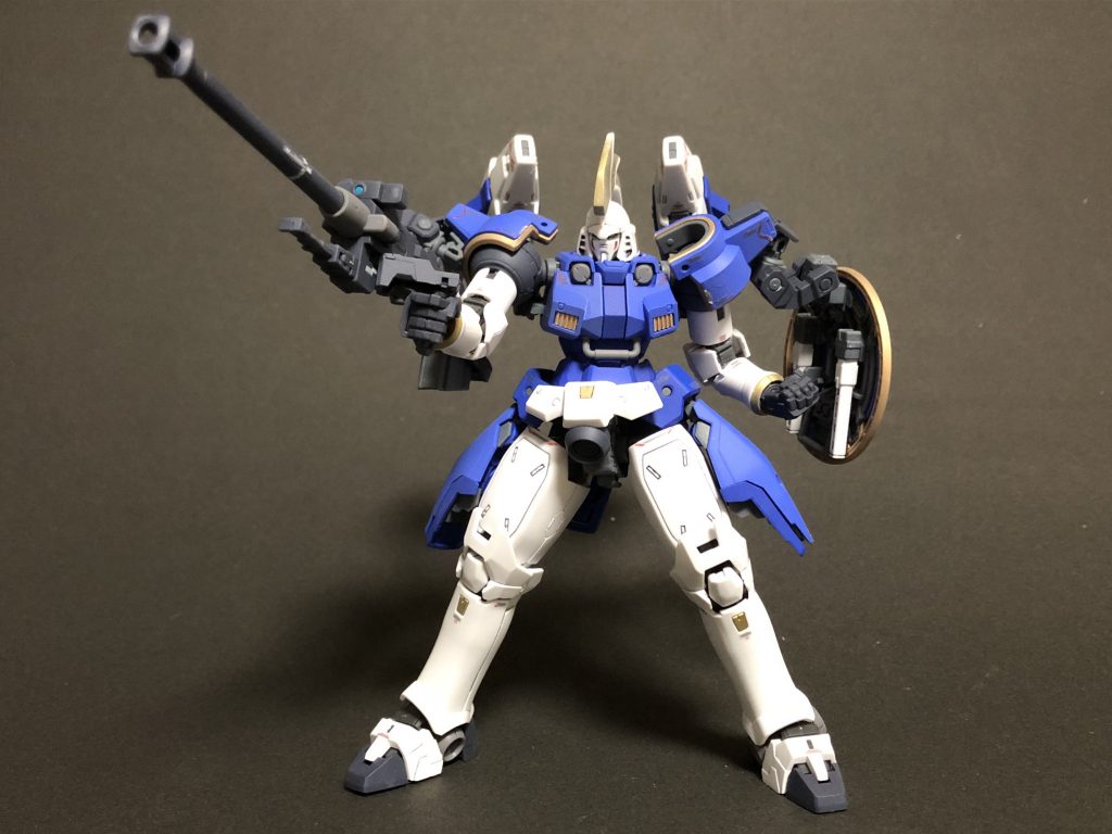 ドーバーガン構えポーズ。