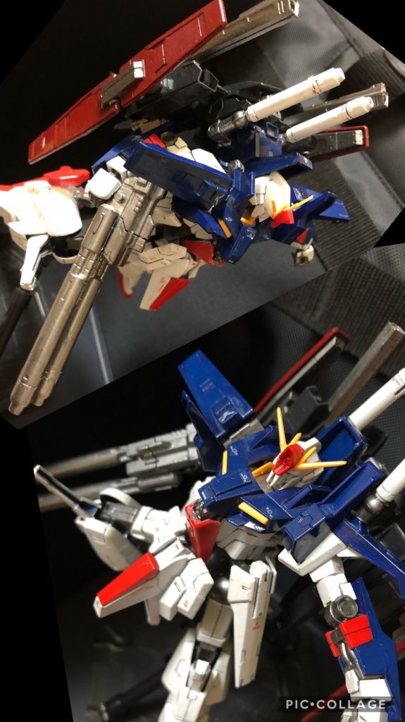 再設計する大きなポイントとしては、
①ZZと同じく高出力である事。
②高火力でありながら機動力を有し、多岐にわたる作戦に参加出来る事。
であった。