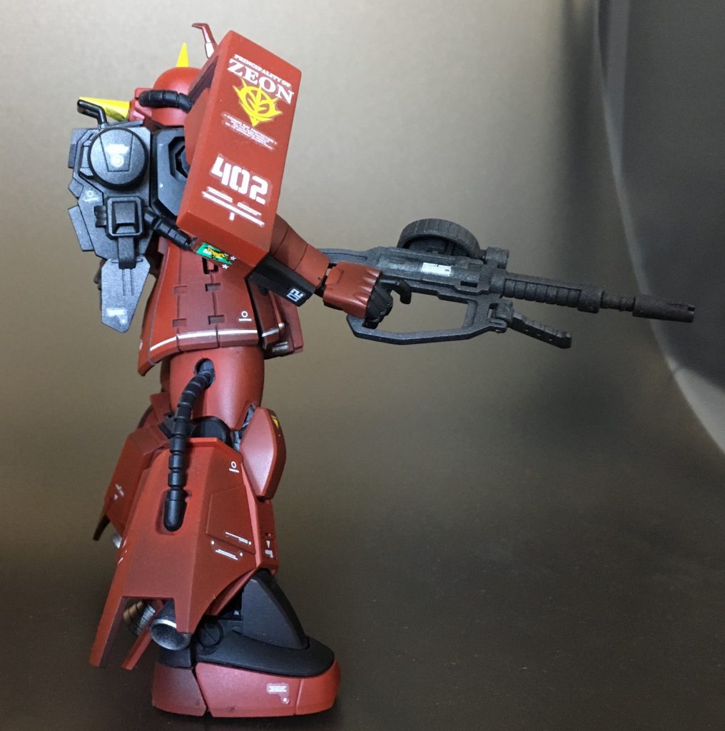 横からのショット。デカール配置にもこだわり♪