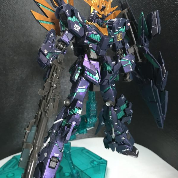 RG バンシィノルン 覚醒&パール、メタリックカラーリング