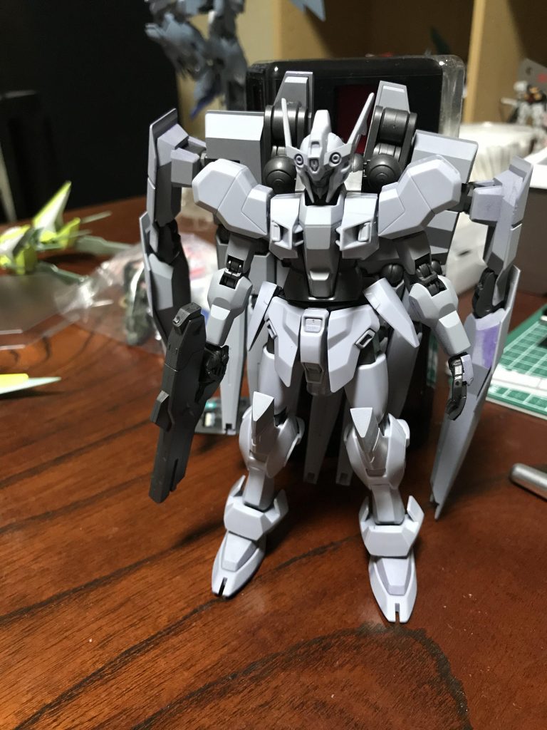 サフ状態。当時はこのままでいいんじゃね？って思っていました。（塗装がめんどくさいって思っていたのは内緒）