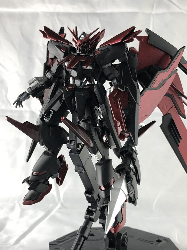 正面。使用したガンダムフレームはバルバトス第6形態です。