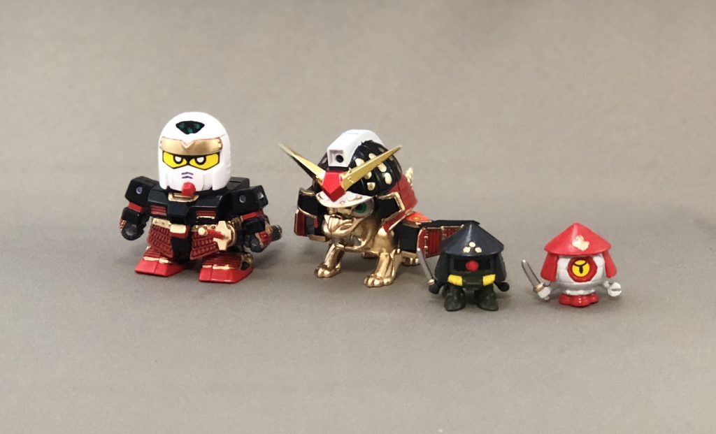 軽装タイプと武者スピリット、暴留(ボール)、雑魚