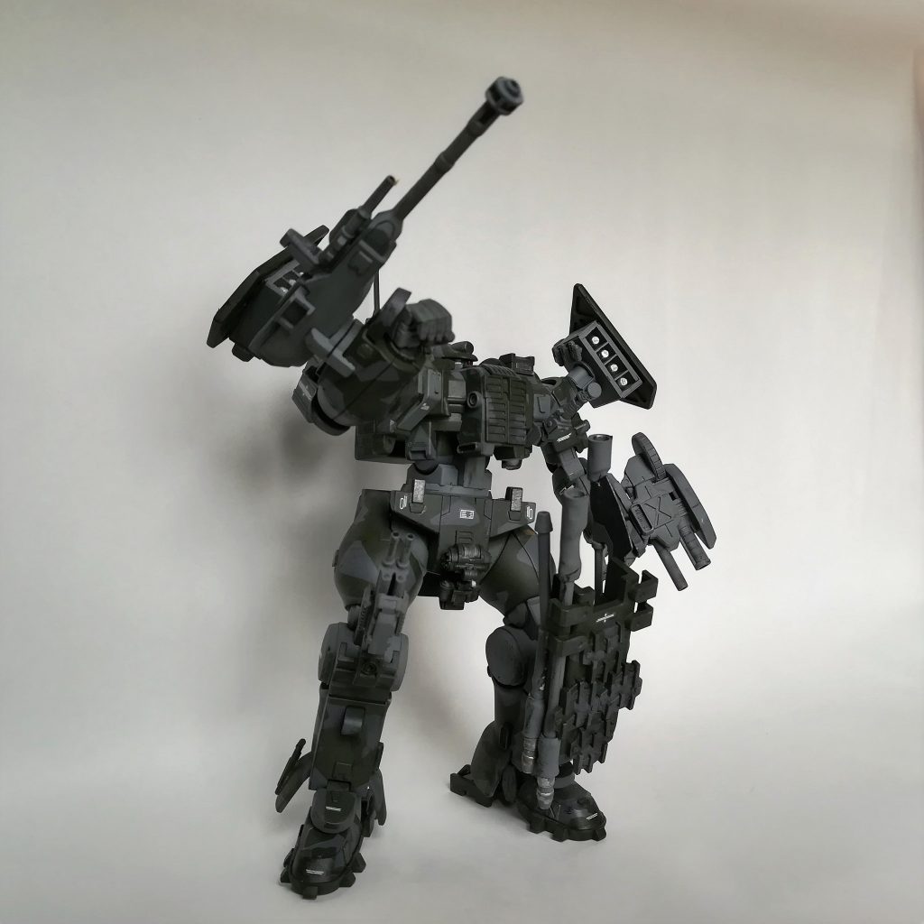 現用機がMSに発展したら？と思わさるのがティエレンの好きなところです。