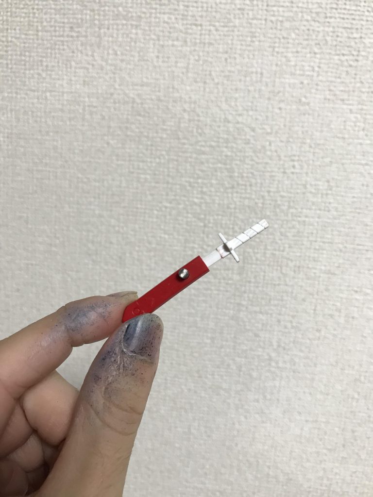 太刀を小太刀に改造しました！