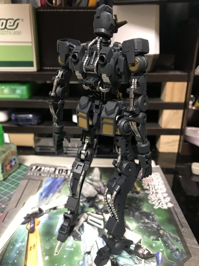 ガンダムフレームも出来るだけ塗り分けてみました。
