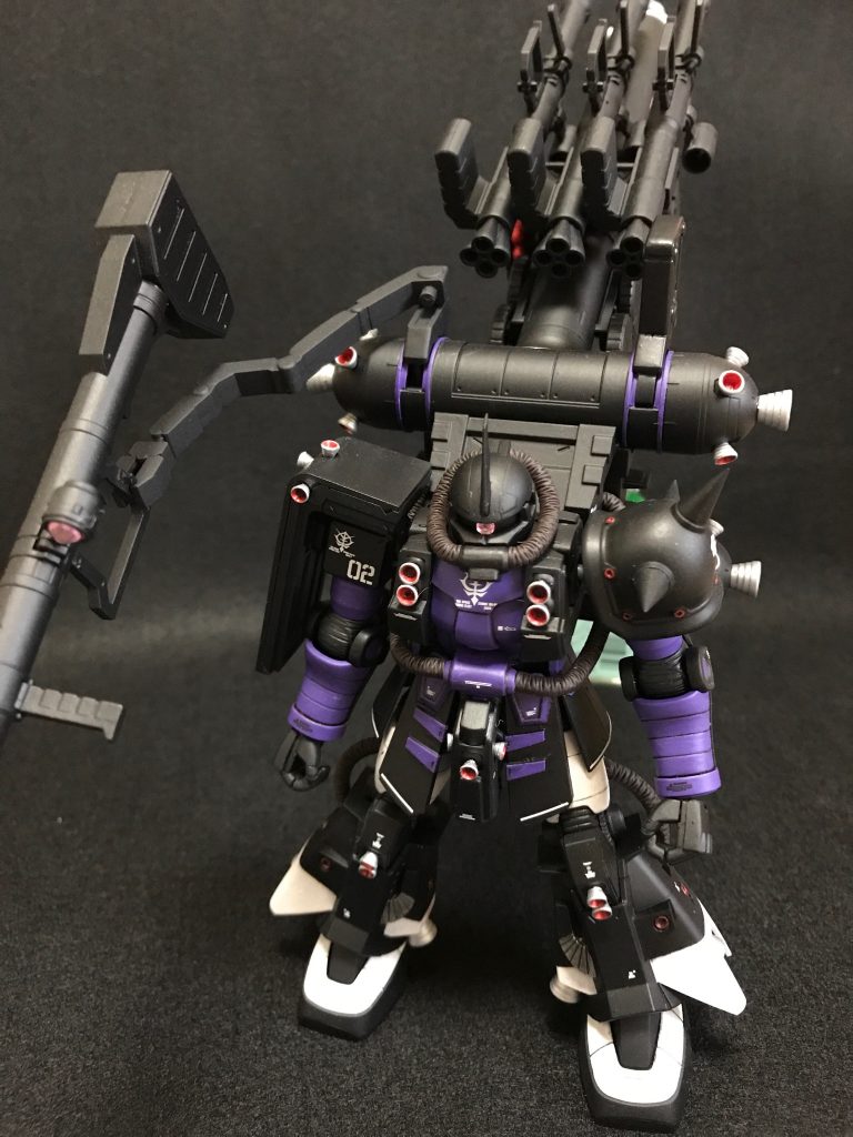 HG 1/144 黒い三連星仕様 サイコザク–4枚目/制作者：@gyuuuutora