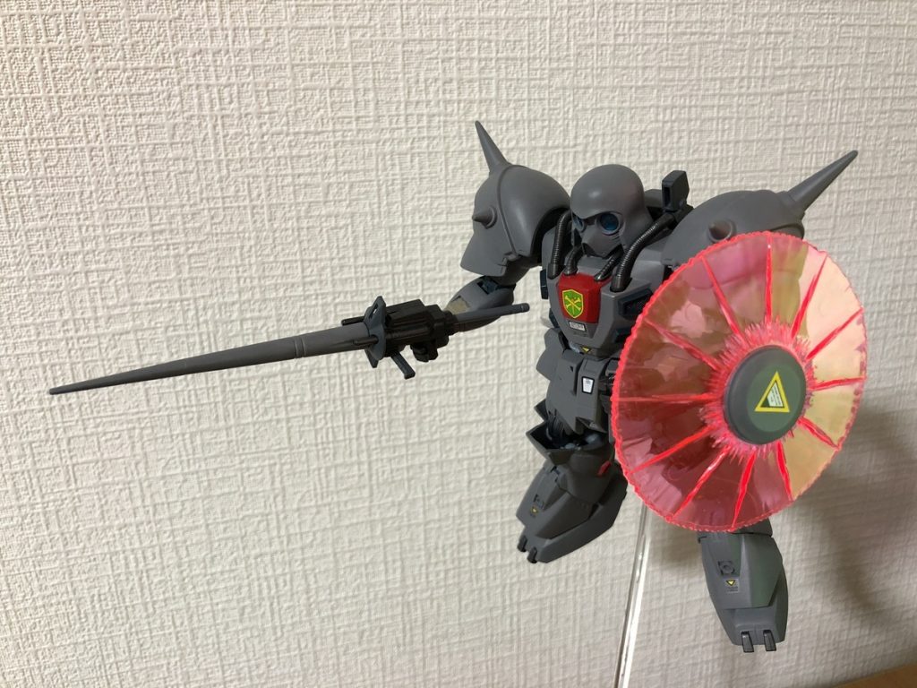 ショットランサー装備 ビールシールド展開