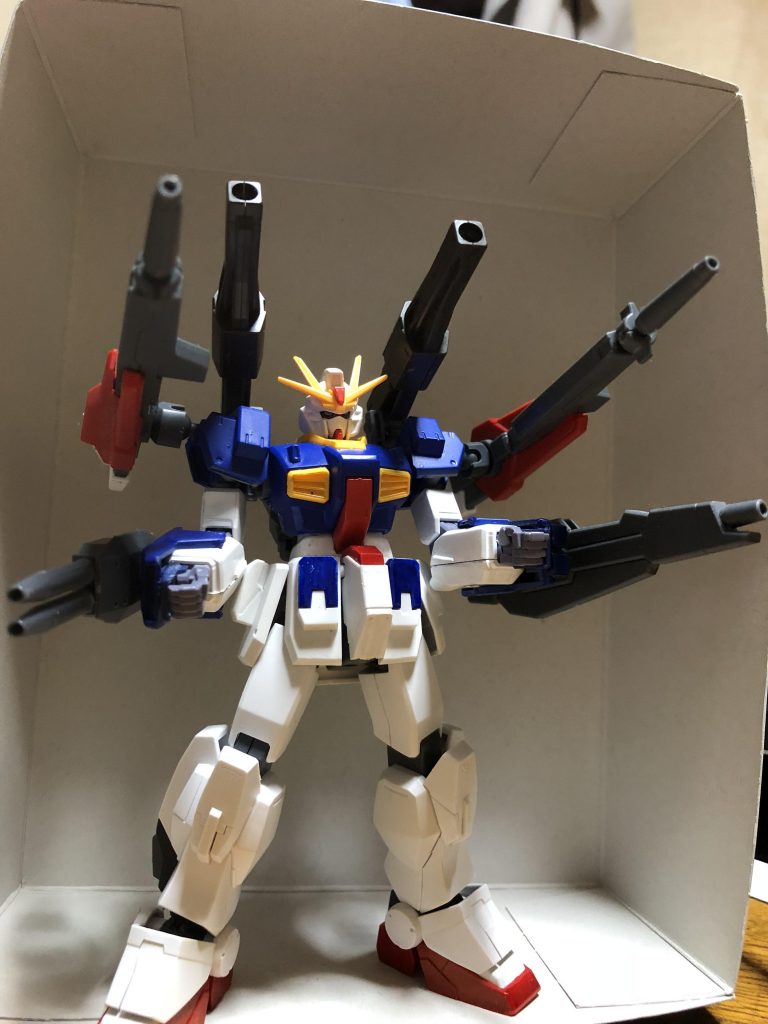 武装色々つけられるんでしょう?という事でつけてみましたよという構図。全部盛りフルバーストはロマンですよね