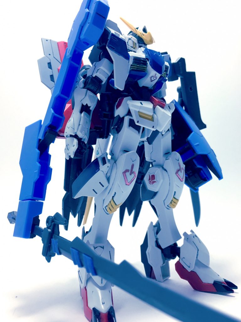 ## バルバトスA.P;Я(アブソリュートペルフェクトリバイブ)
バルバトスA.Pが半壊した為、修理/改修した機体(設定)
重量が上がったが、防御面でも強化されている。