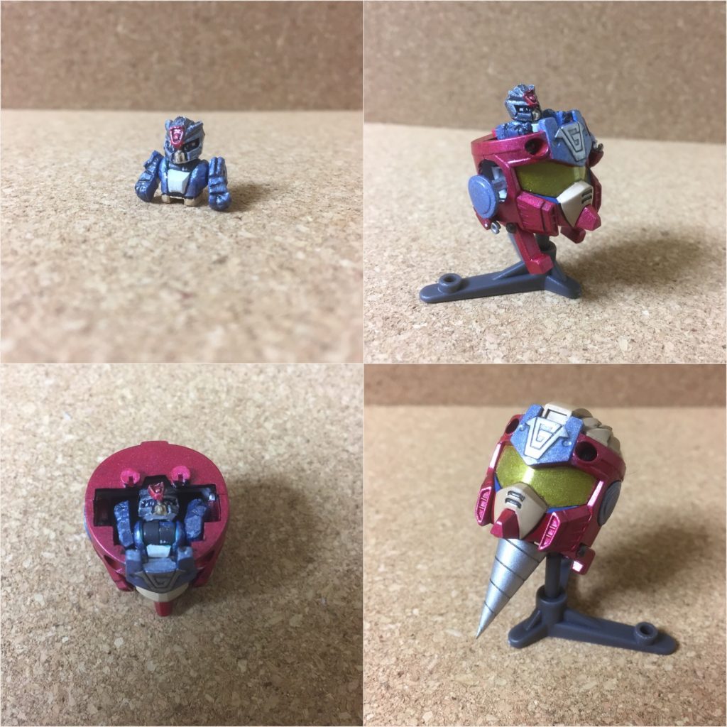 GシモンはGラガンに搭乗可能。
ラガンインパクトも再現しました。
※グレン合体時はドリル外します。