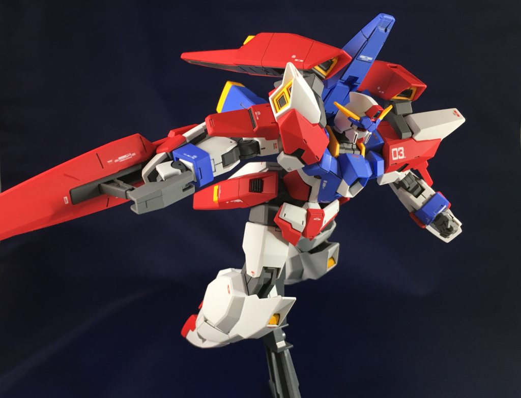 武器が重いので長時間同じポージングは厳しいかな^_^;