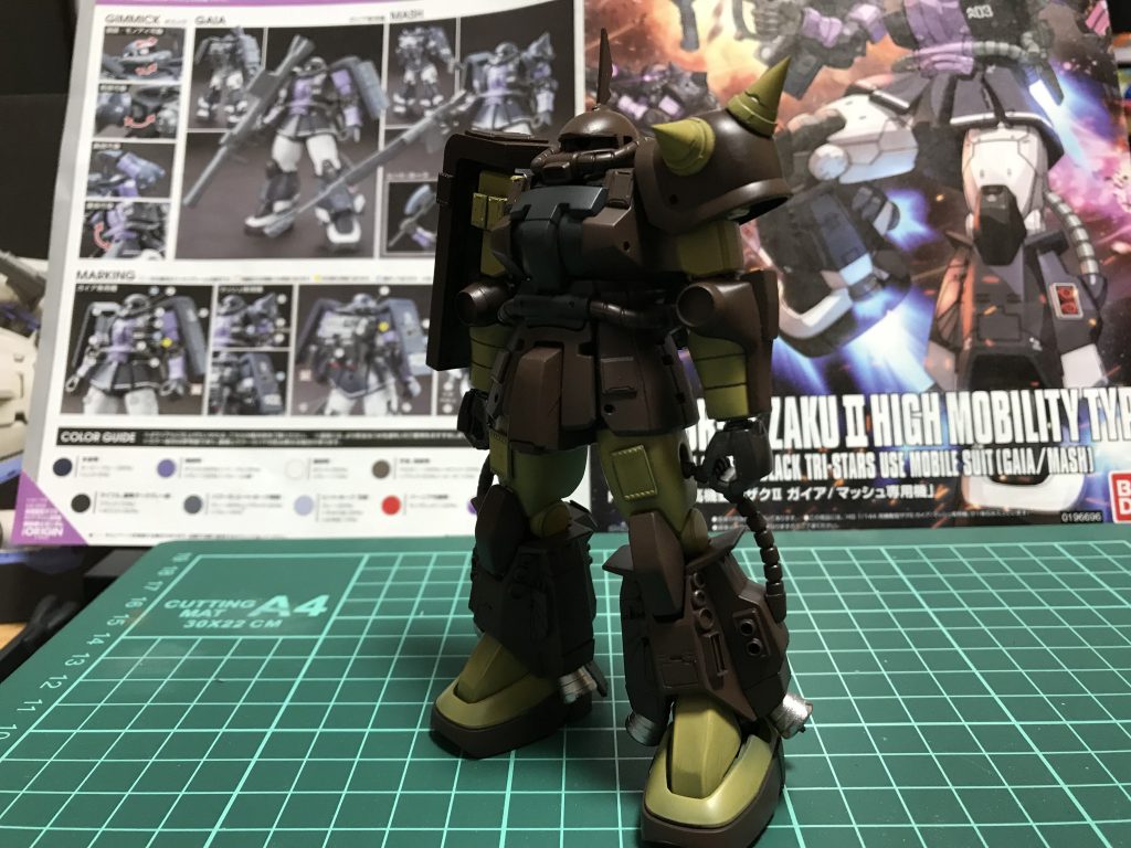 基本塗装完了後。