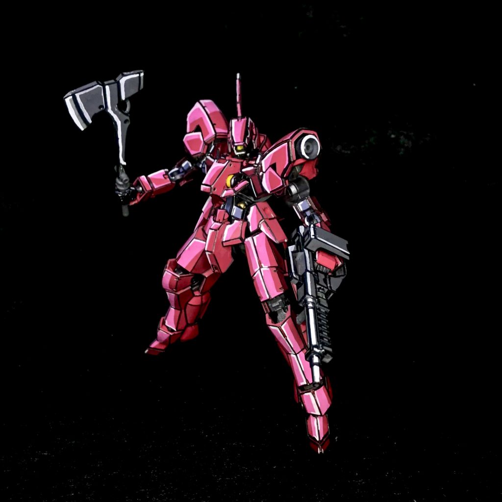 HG IBO 流星号 イラスト風模型–2枚目/制作者：ソネ