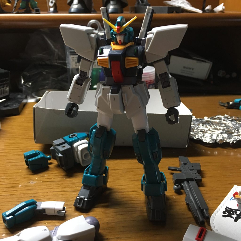 HGジンクスの余剰パーツつけてみた案(これはこれでよかったかも...)