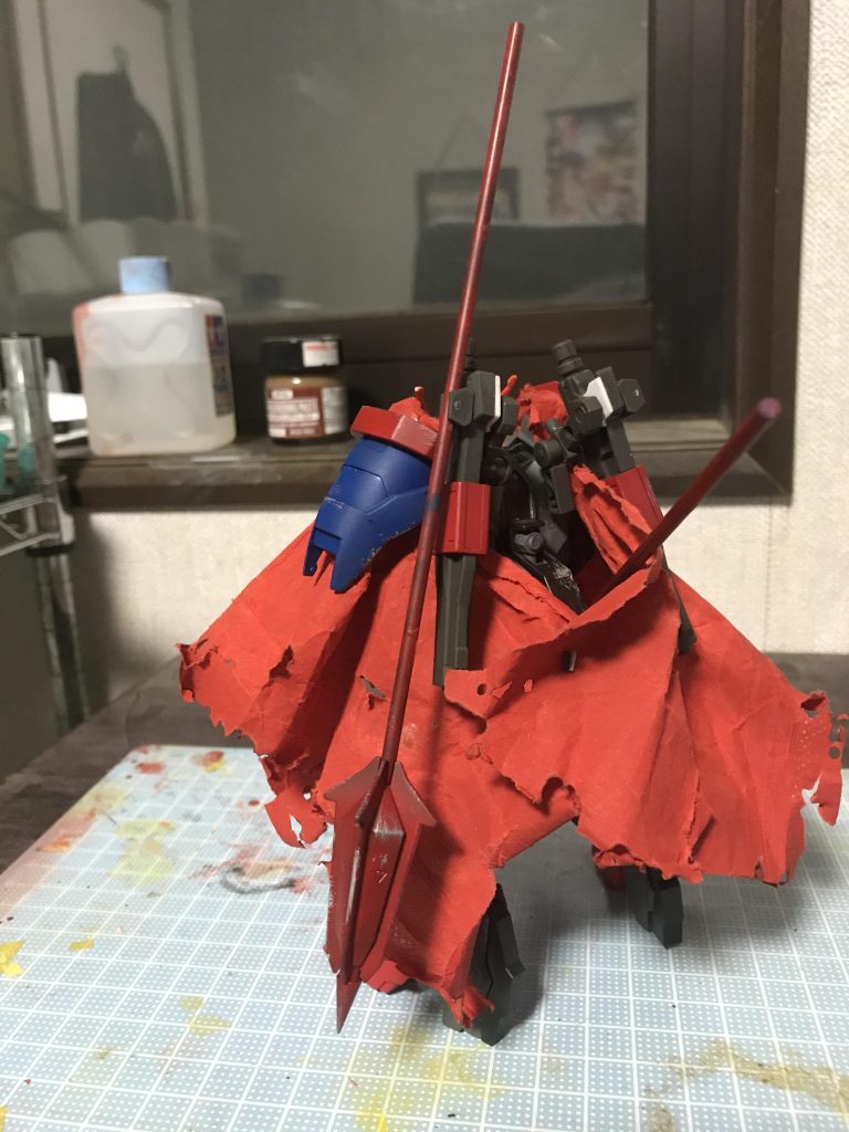 マントON。「中で腕を乾燥してマントを広げたら巨大な手が敵機を襲う！」とかなかなかのロマンじゃ無いですか？