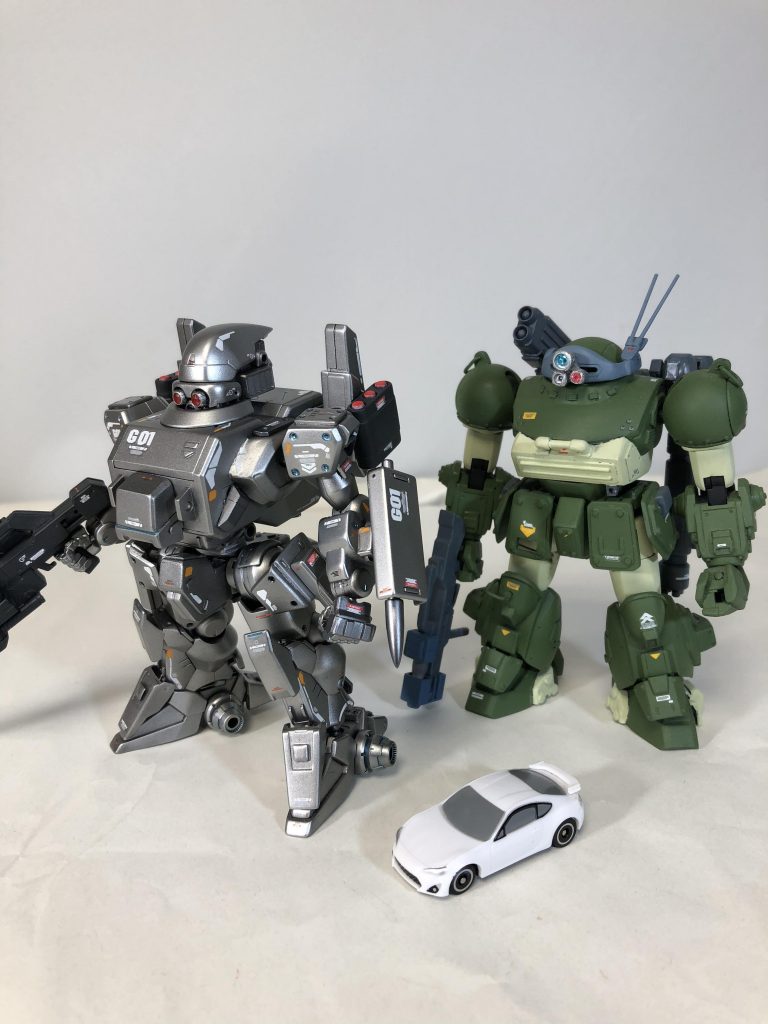 モビルトルーパー スコープモック・ターボカスタムとツーショットで。
ご覧頂きありがとうございました!