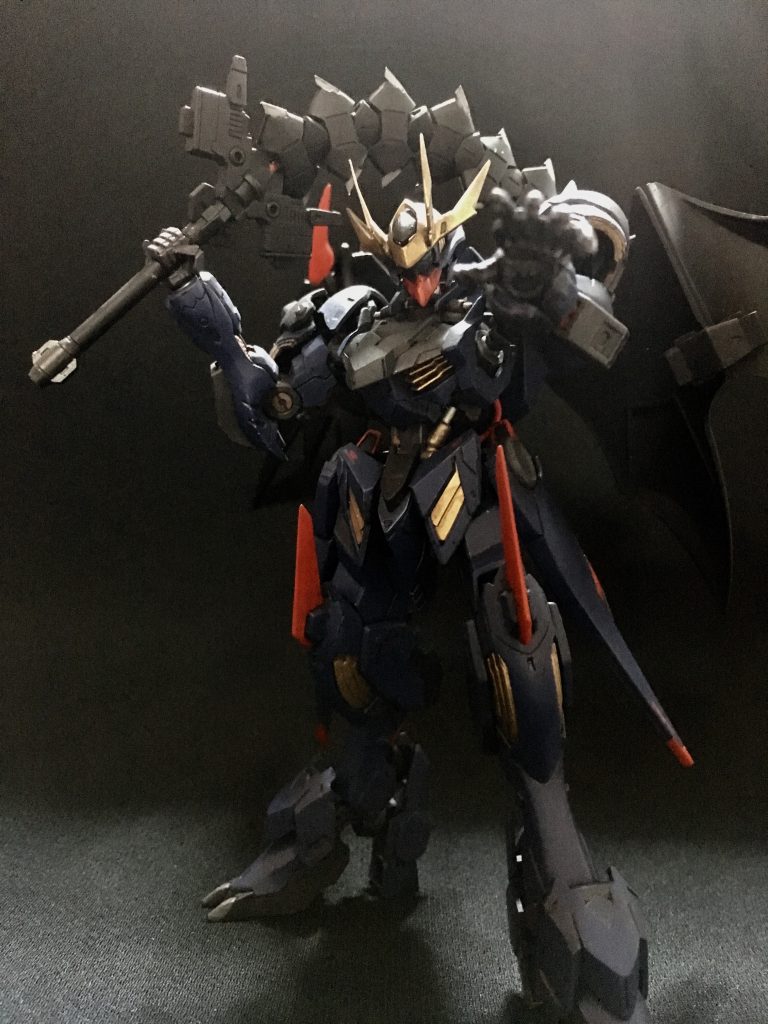 尻尾は阿頼耶識でそのままでも動かせるという自分設定ですが、取り外して蛇腹剣としても使えます。