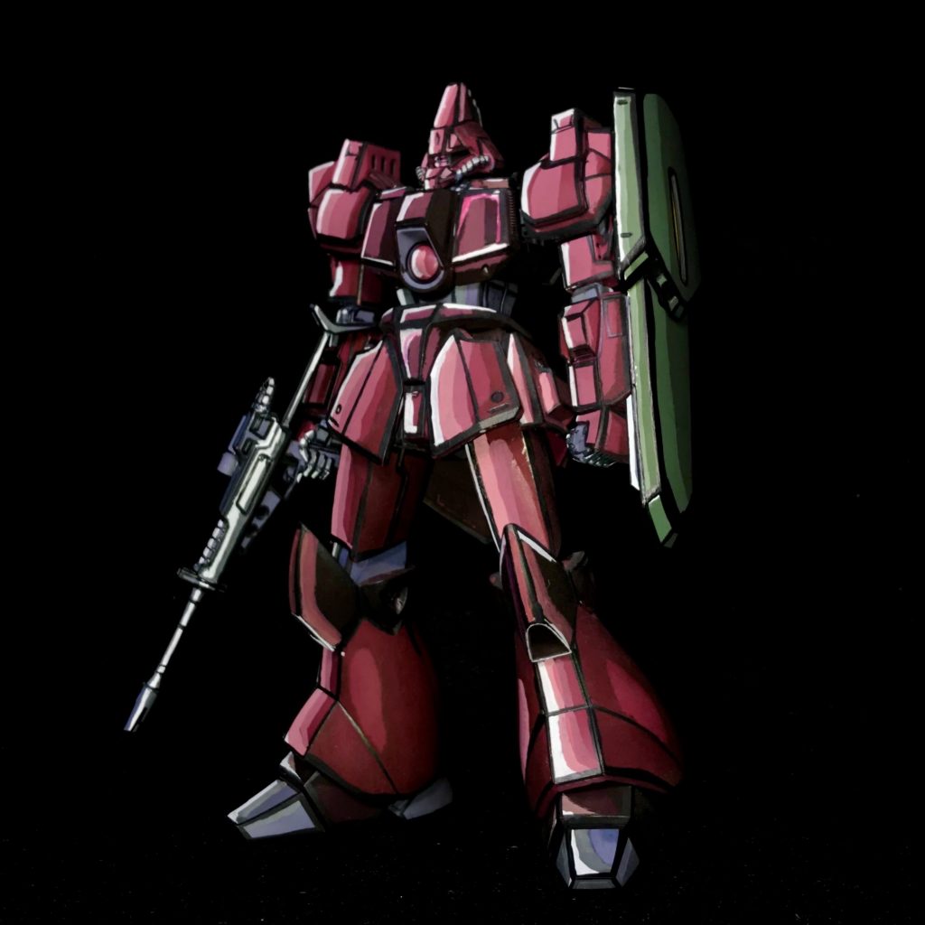 ガルバルディβ イラスト風模型–3枚目/制作者：ソネ