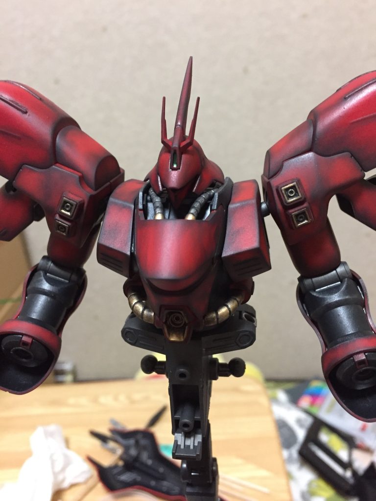 HGUC 1/144 サザビー ウェザリング–2枚目/制作者：@gyuuuutora