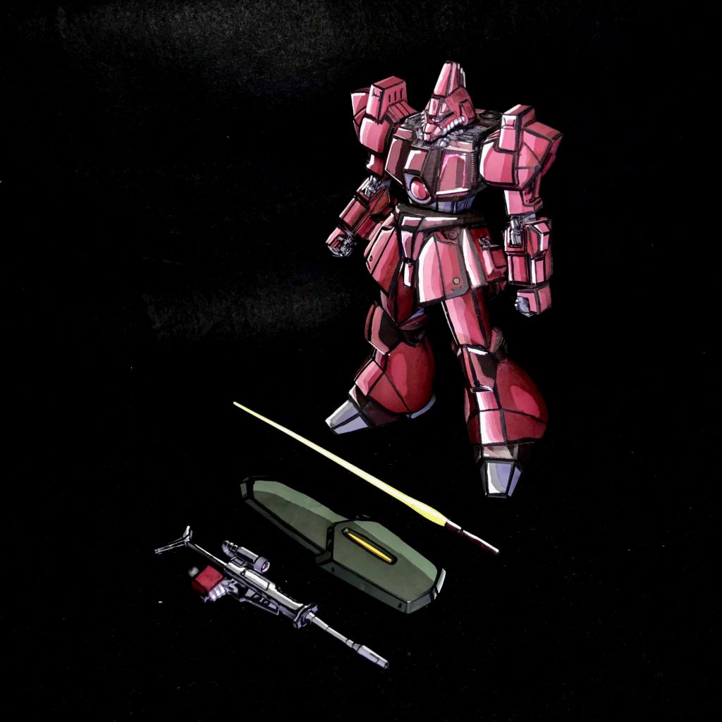 ガルバルディβ イラスト風模型–4枚目/制作者：ソネ