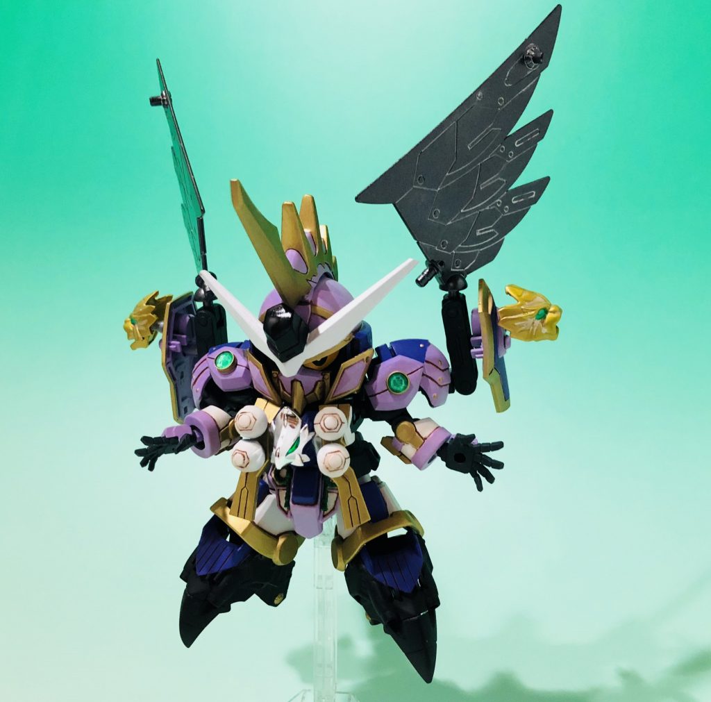 栃木の山奥に住む妖怪族の長(善玉妖怪)と言う設定です。偉いので様々な妖怪を使役出来ます。
キマリスヴィダールをベースに頭巾や結袈裟などの天狗の意匠を取り入れてみました。