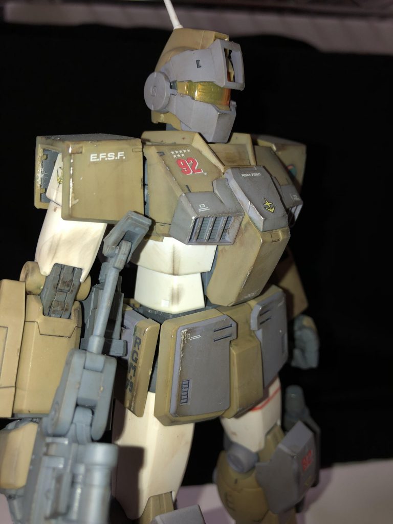 全体をウォッシング、ウェザリングマスターとドライブラシで仕上げました。