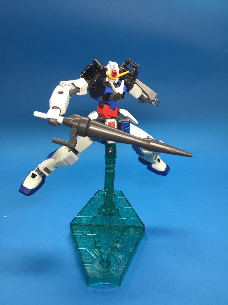 *ビームサーベル内蔵型ランス*
質量武器で、突く、叩くなどの運用が可能。また、ランス部分はGNコンデンサーである。