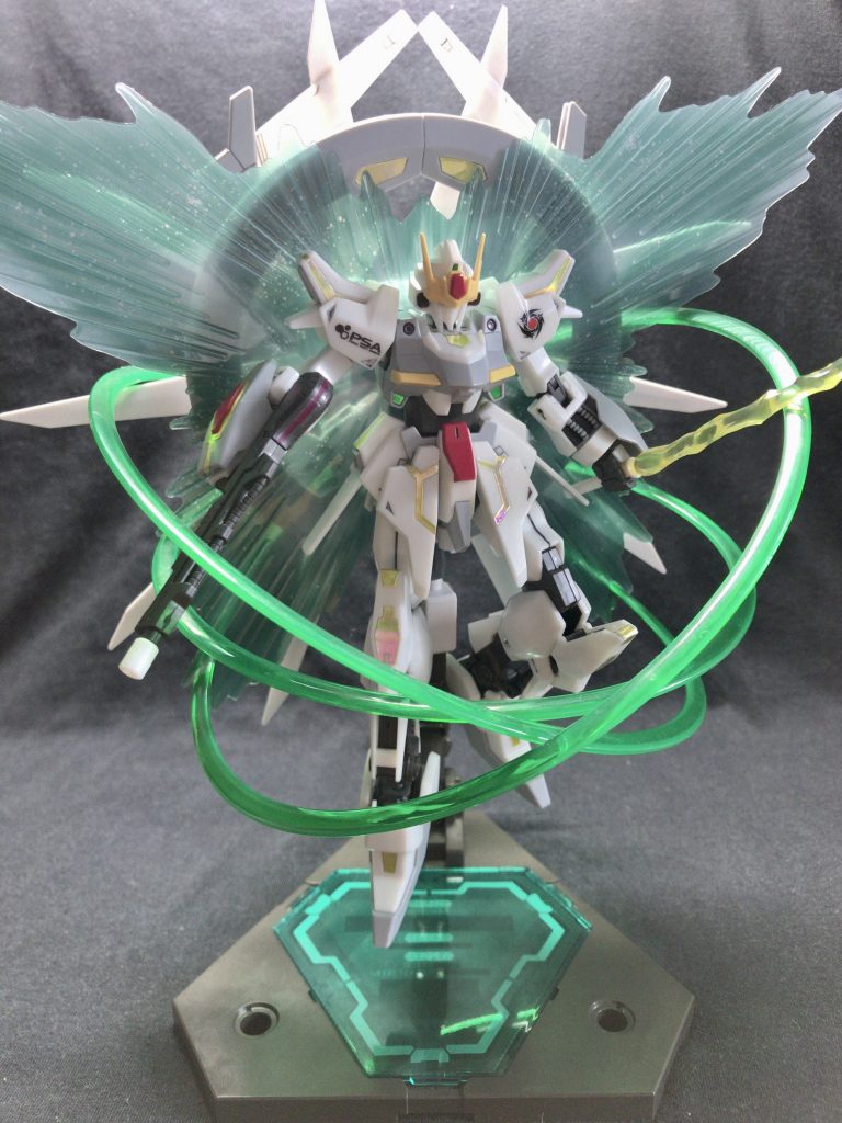 ツイン・ヴォワチュールの蓄積量が限界を超えた時に初めて発動するギャラクシーバースト。蓄積したエネルギーを全面解放し、機体のスペックを3倍に飛躍させる。また、このモードに入ると量子化が可能となり、目標の座標・地点に瞬時に移動することができる。