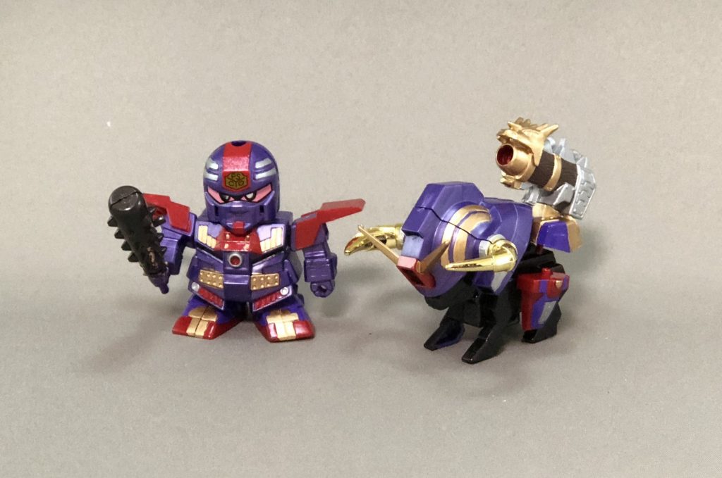 軽装タイプと武者バッファロー