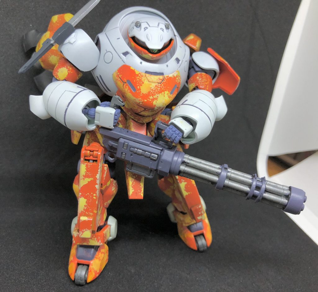 マンロディにグリモアレッドベレーのパーツを混ぜました。